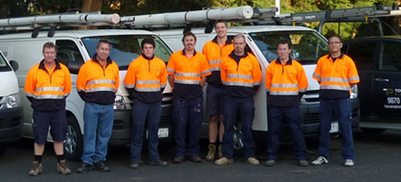 toscano plumbers melbourne team
