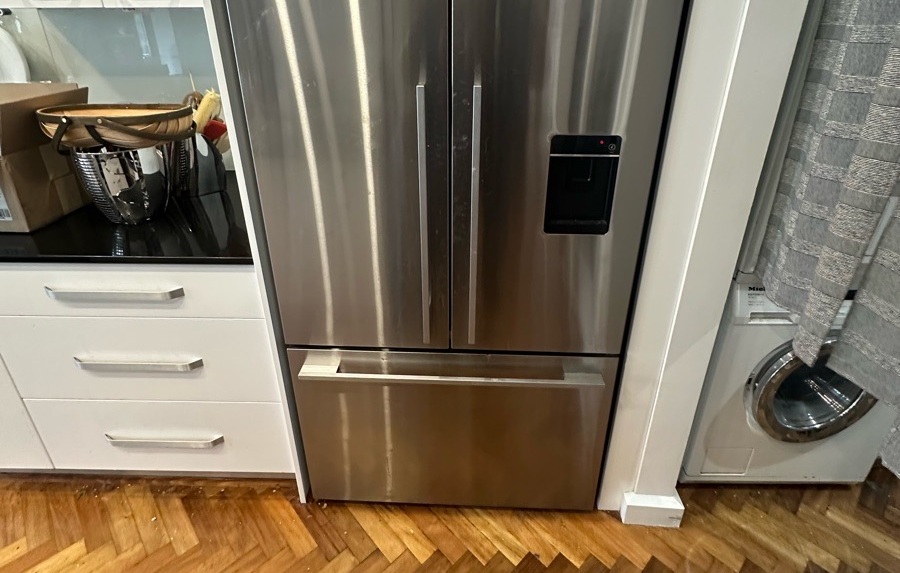 leak detection behind fridge