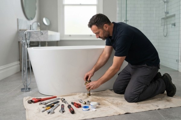 Balwyn plumber at work