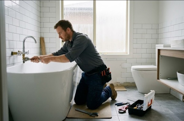 Templestowe plumber at work